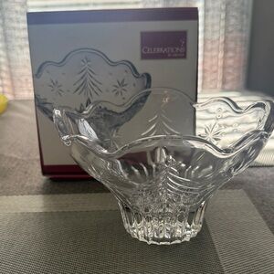 Celebrations by Mikasa Crystal Footed Bowl